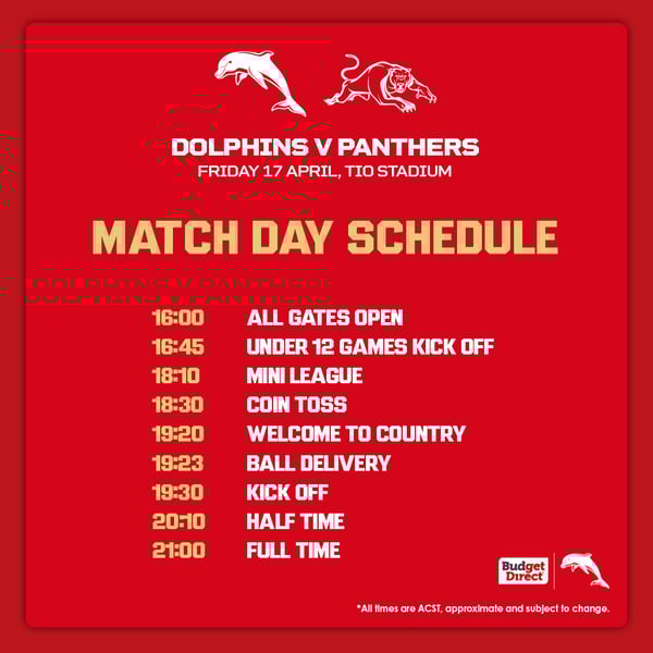 2026 Match Day Schedule
